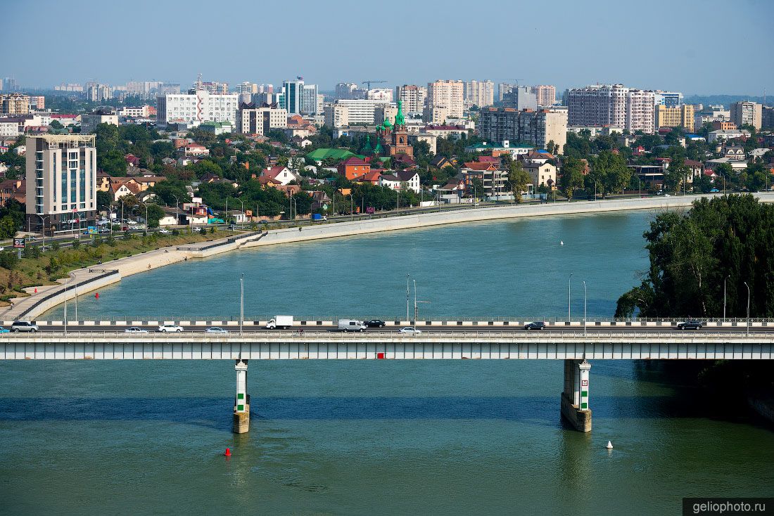 Тургеневский мост в Краснодаре фото