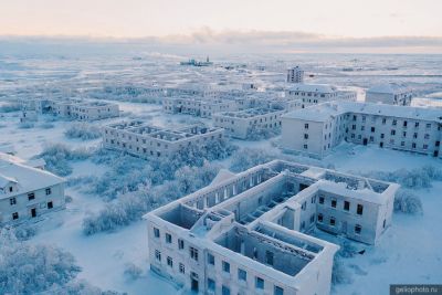 Заброшенные дома в посёлке Заполярный Воркуты фото