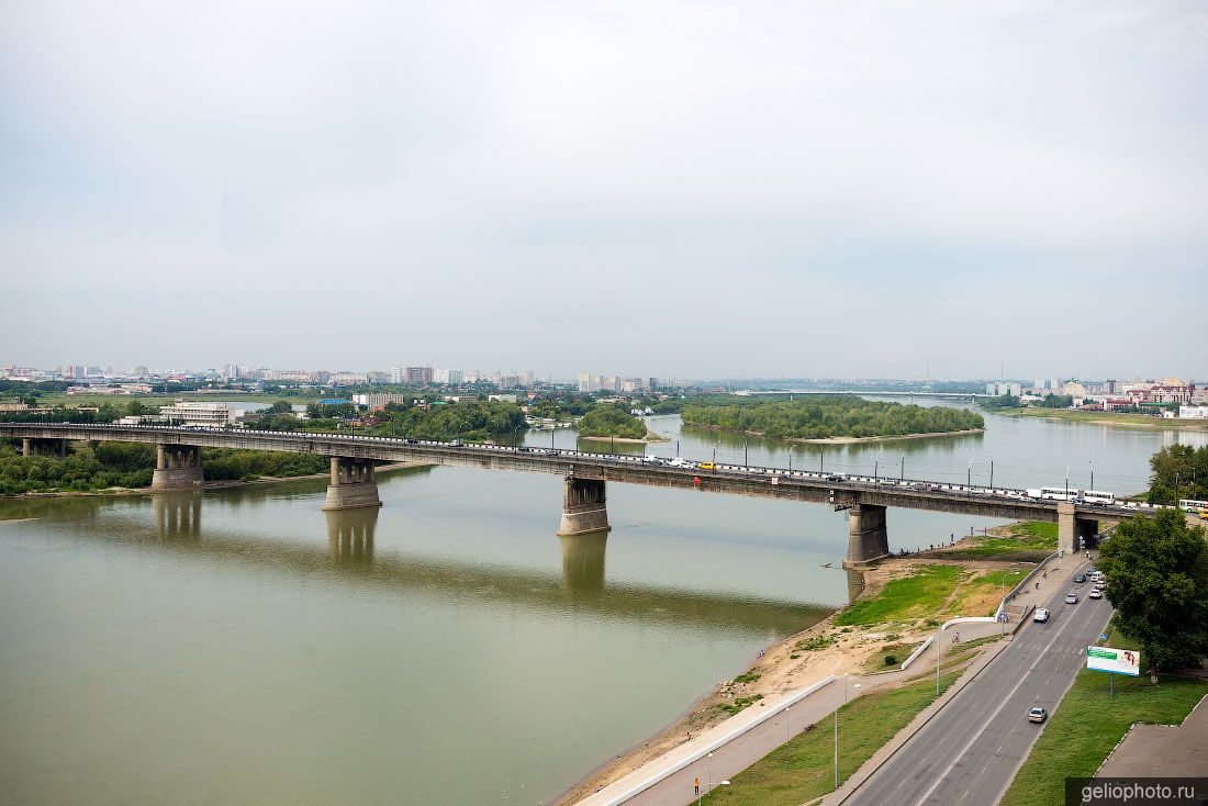 Ленинградский мост через Иртыш в Омске фото