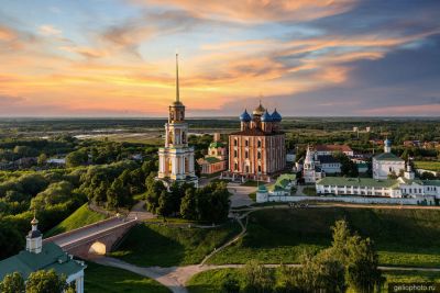 Рязанский Кремль с высоты фото