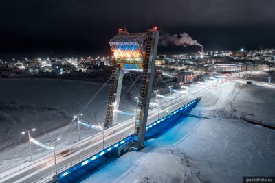 Мост Факел в Салехарде фото