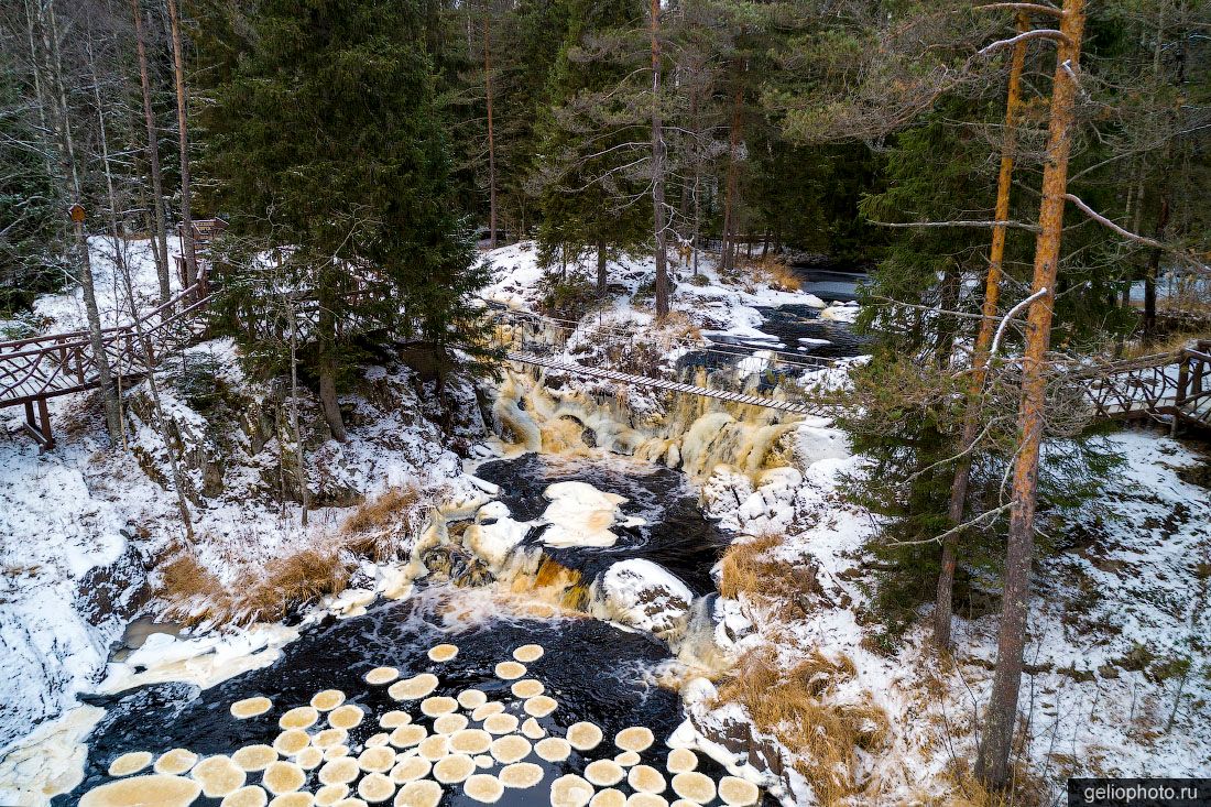 Рускеальские водопады в Сортавале фото