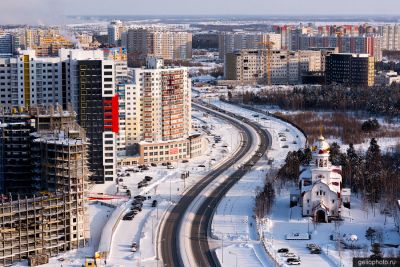 Церковь Георгия Победоносца в Сургуте фото