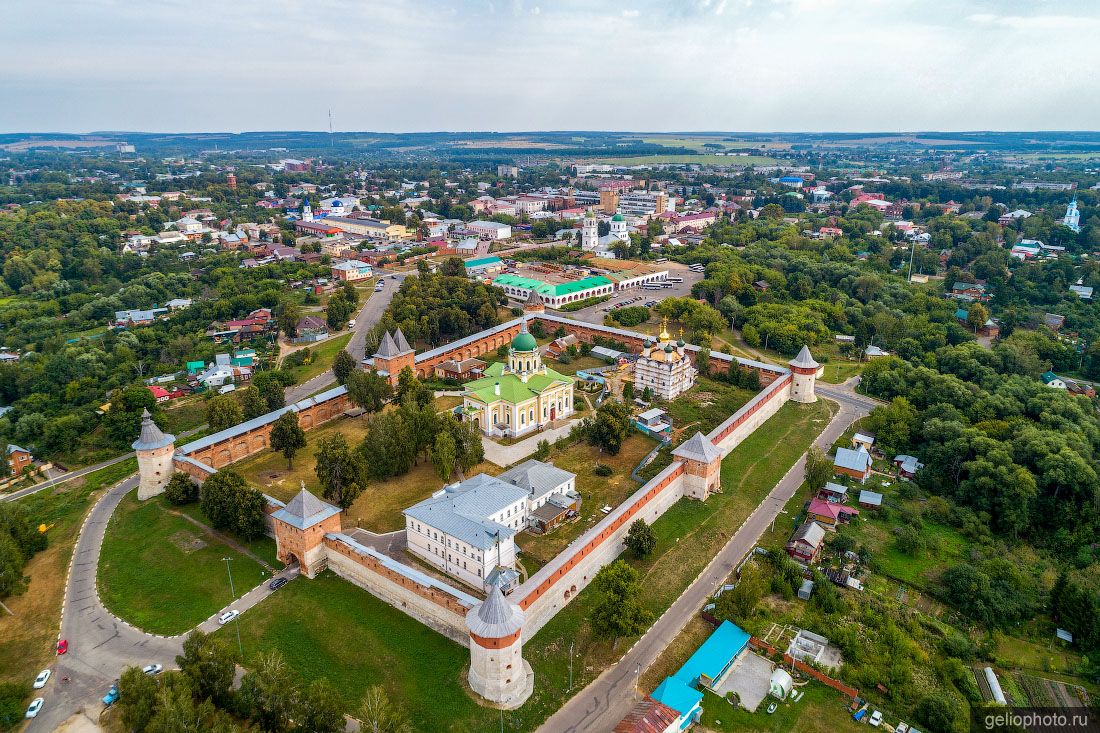 Зарайский Кремль с высоты фото