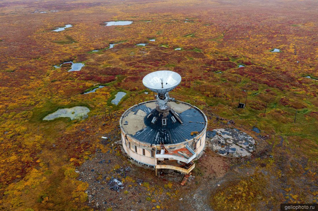 Станция спутниковой связи Орбита в заброшенном Валькумее фото