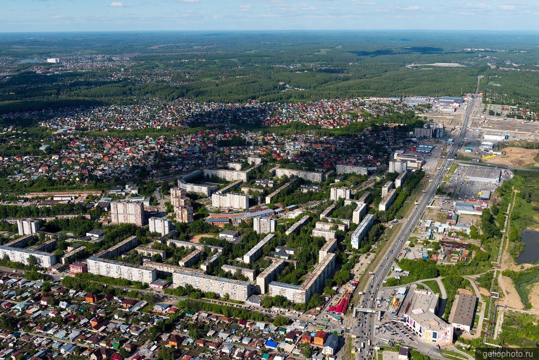 Волочаевский жилмассив в Новосибирске фото