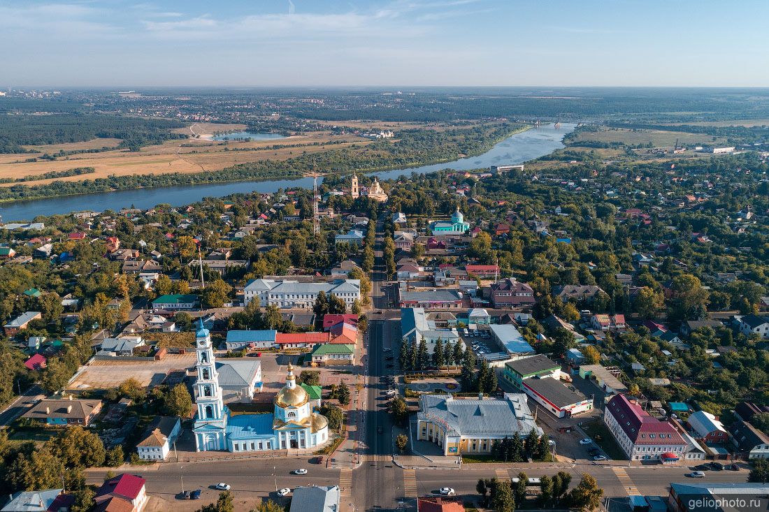 Кашира летом с высоты фото