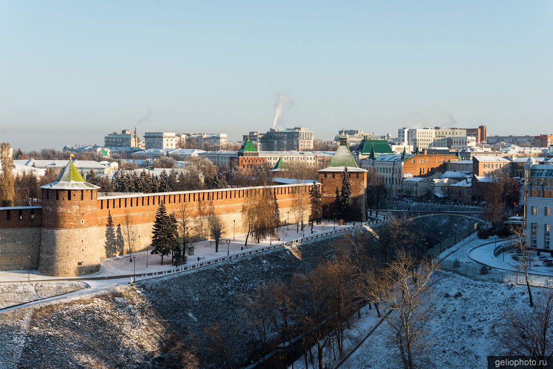 Нижегородский Кремль зимой фото