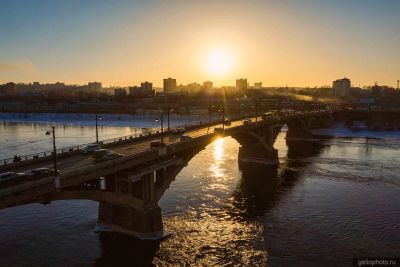 Глазковский мост в Иркутске фото