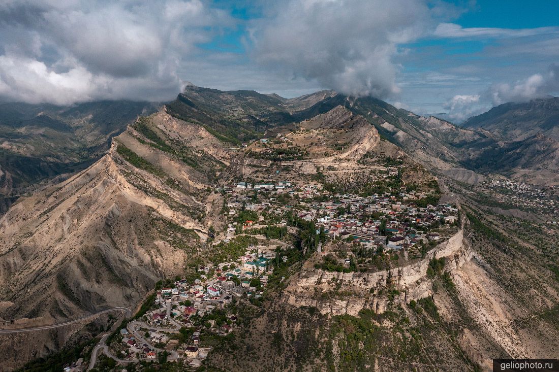 Село Гуниб вид с высоты фото