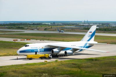 Самолёт Ан-124 Руслан с высоты фото