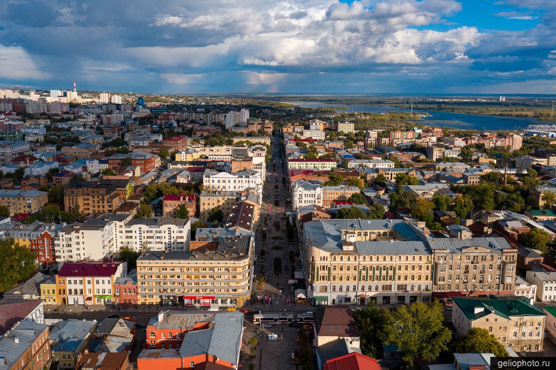 Ленинградская улица в Самаре с высоты фото