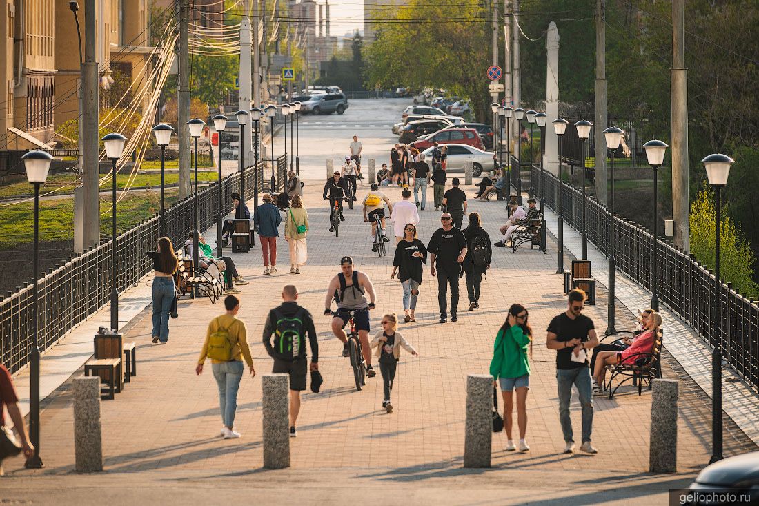 Сибревкомовский мост в Новосибирске фото