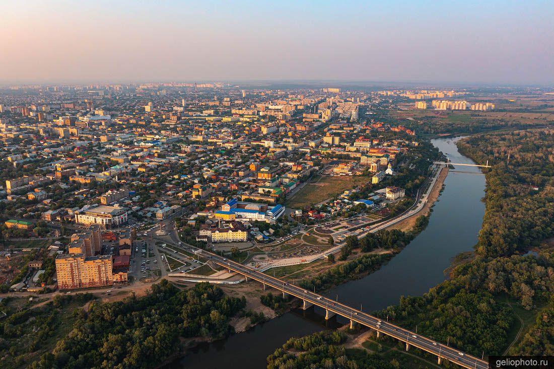 Вид на Оренбург сверху фото