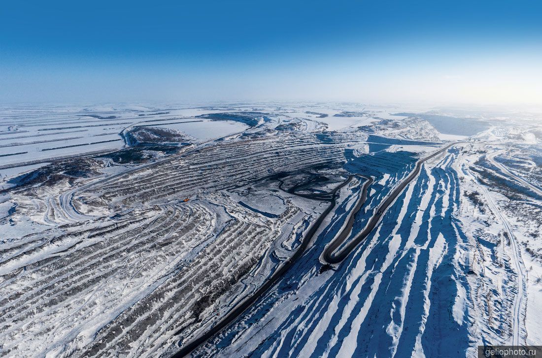 Краснобродский угольный разрез на Кузбассе фото