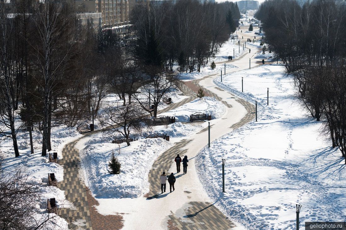 Бульвар Строителей в Кемерово фото