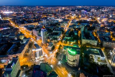 Пересечение улицы Ленина и проспекта Димитрова в Новосибирске фото