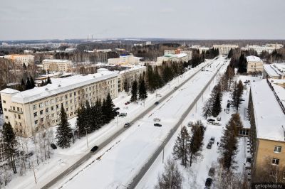 Проспект Академика Коптюга зимой фото