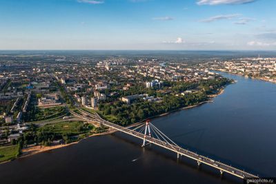 Летний Череповец с высоты фото