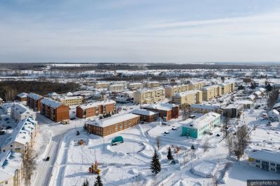 Парк Победы в посёлке Яя фото