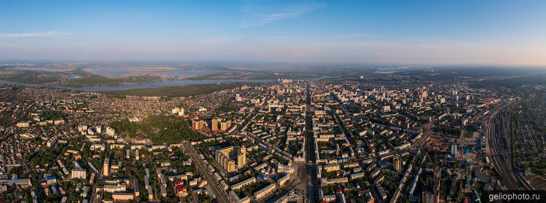 Панорама Барнаула с высоты фото