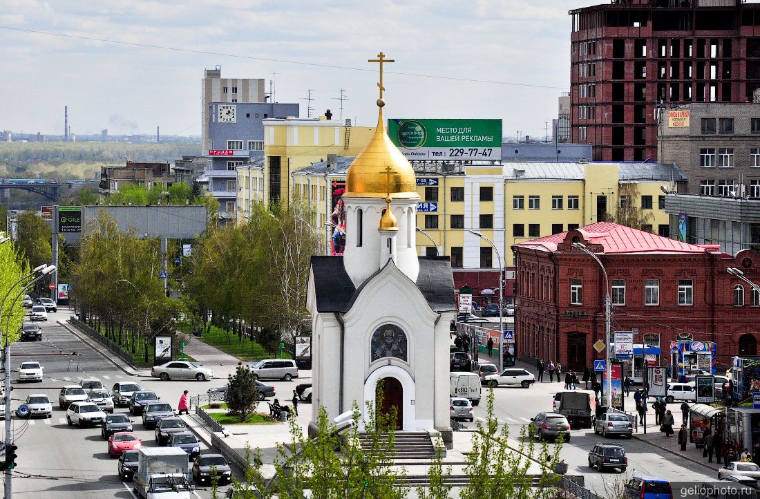 Часовня в Новосибирске фото