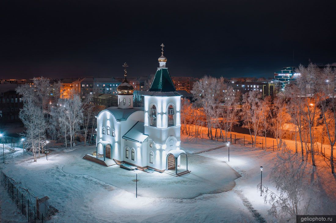 Церковь Петра и Февронии Муромских в Братске фото