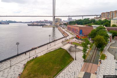Набережная Цесаревича во Владивостоке фото