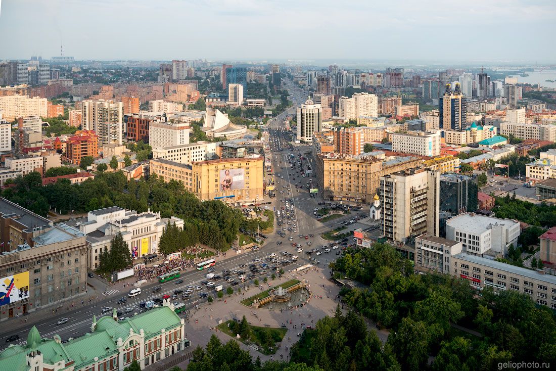 Октябрьская магистраль в Новосибирске фото