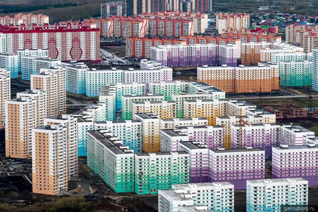 Микрорайон Просторный в Новосибирске фото
