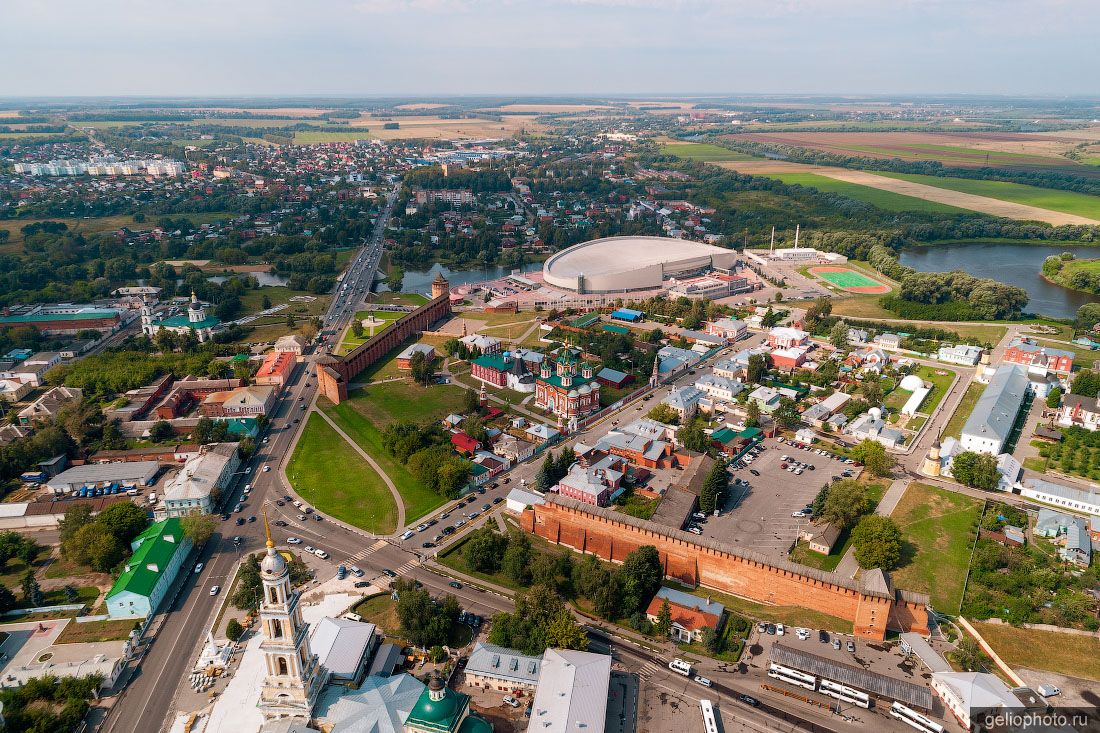 Коломенский Кремль с высоты фото