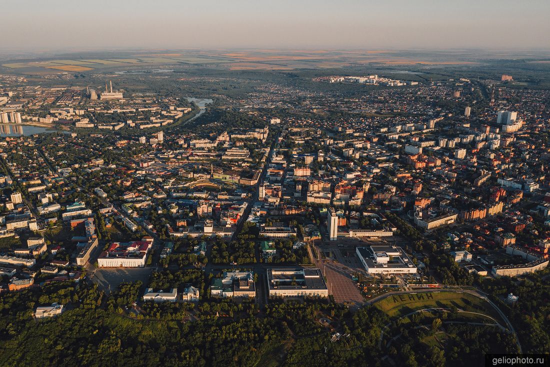 Летний Ульяновск с высоты фото