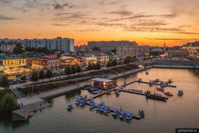 Озеро Нижний Кабан в Казани фото