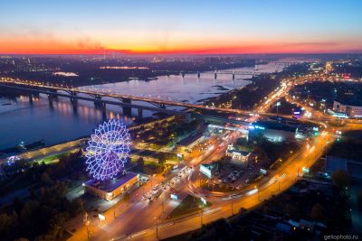 Парк Михайловская набережная в Новосибирске фото