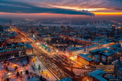 Площадь Ленина в Новосибирске фото