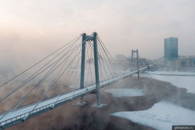 Виноградовский мост в Красноярске фото