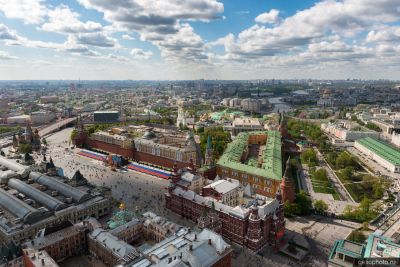 Красная площадь с высоты фото