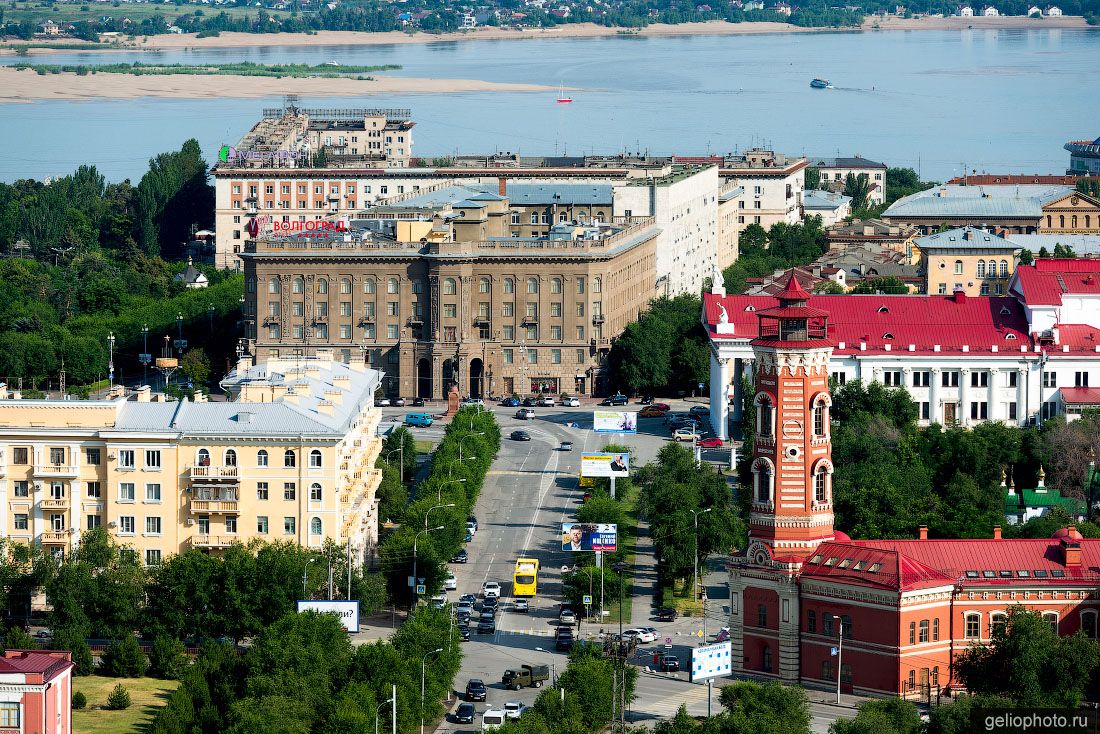 Каланча пожарной команды в Волгограде фото