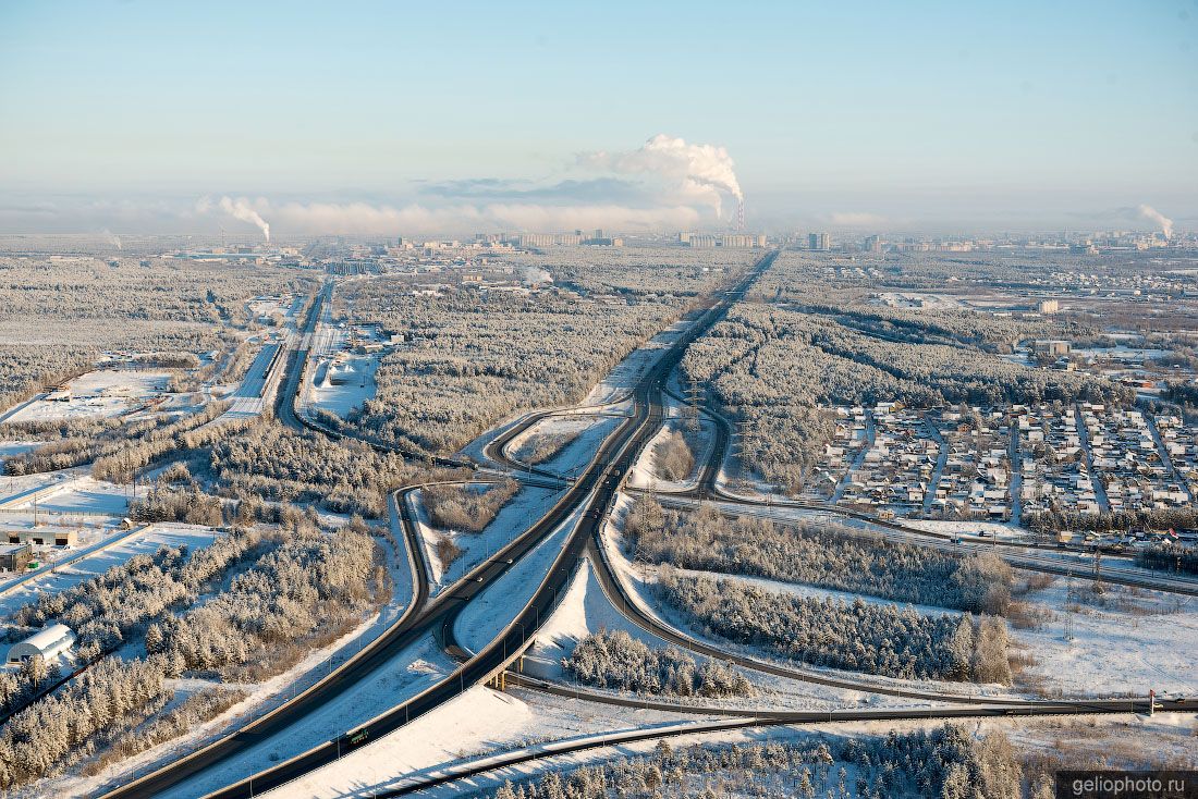 Автодорога Сургут-Лянтор фото