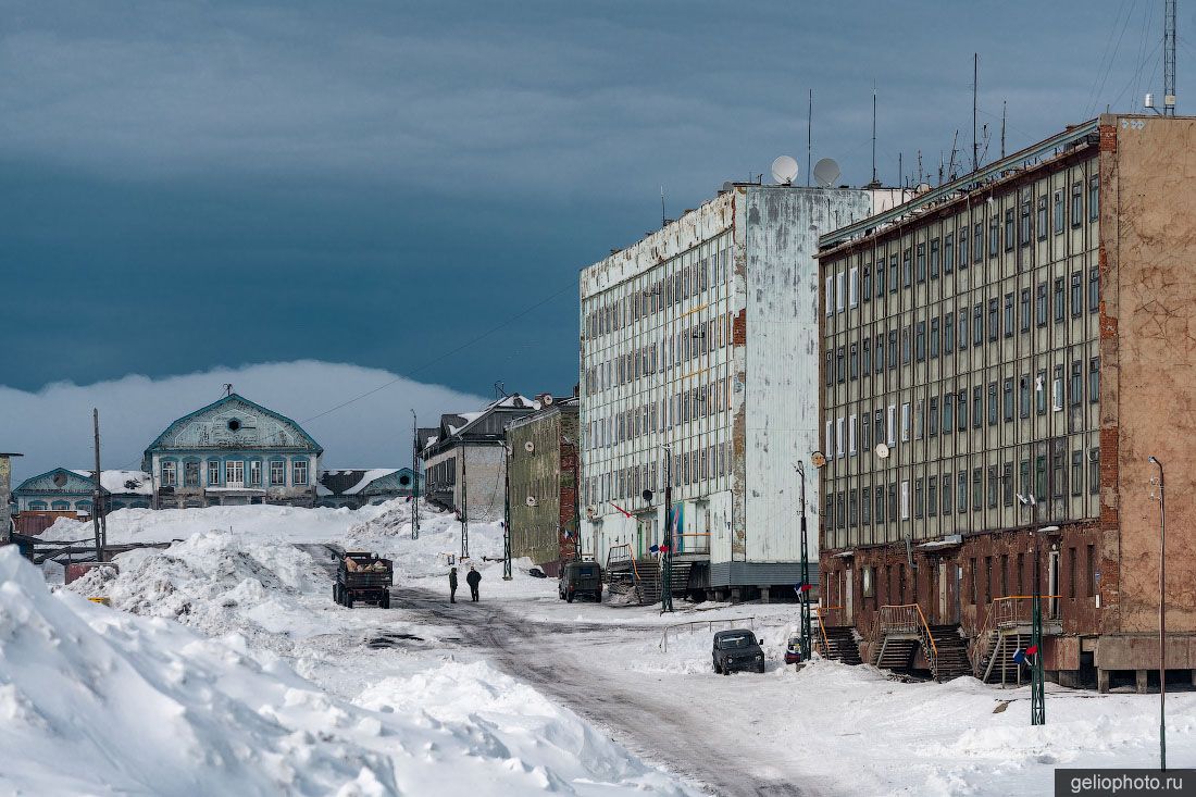 Улица Воронина в Диксоне фото