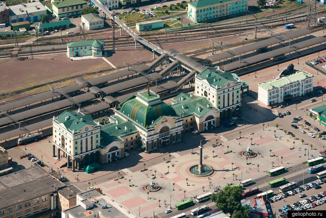 ЖД вокзал Красноярск-Пассажирский фото