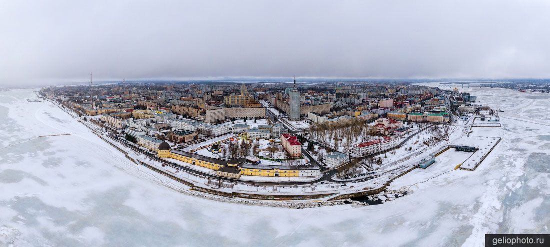 Панорама Архангельска фото