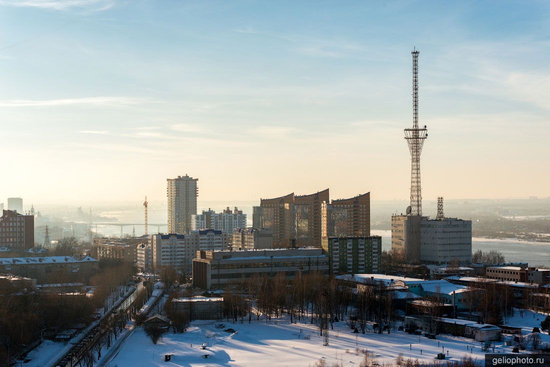 ЖК Паруса над Камой и Телебашня в Перми фото