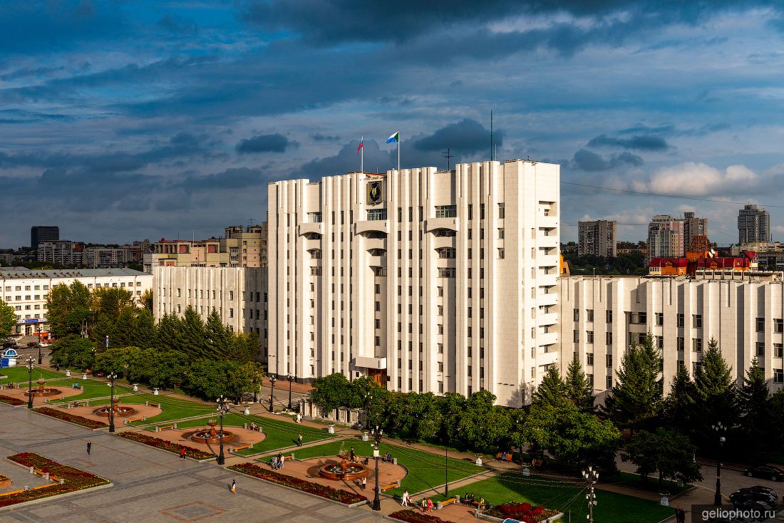 Здание правительства Хабаровского края фото