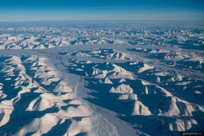 Верхоянский хребет в Якутии зимой фото