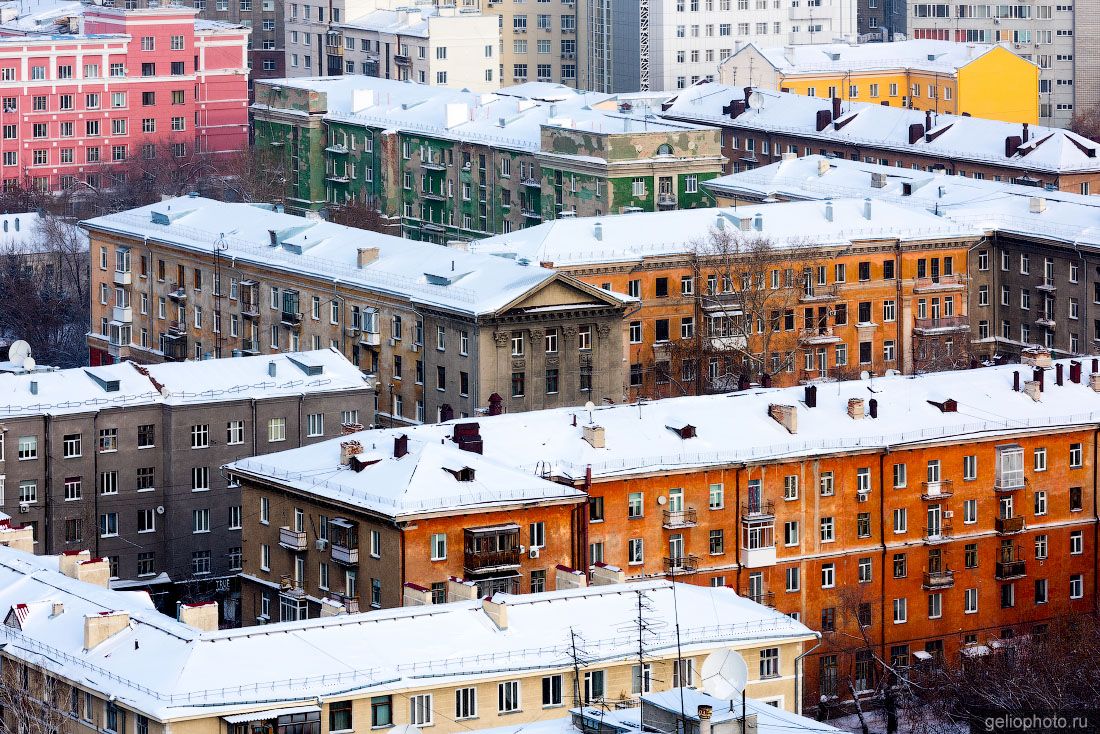 Жилые дома в Тихом Центре Новосибирска фото