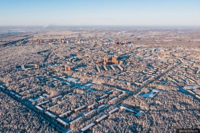 Новосибирский Академгородок зимой фото