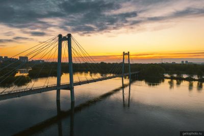 Виноградовский мост в Красноярске фото