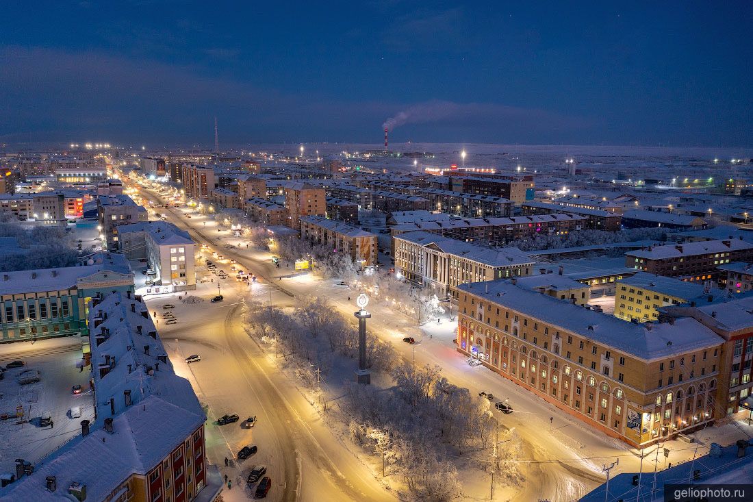 Площадь Юбилейная в Воркуте фото