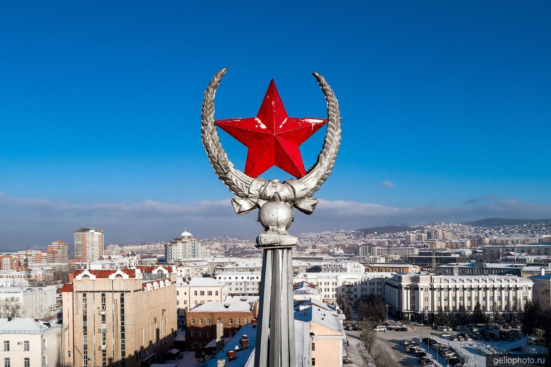 Звезда на Доме радио в Улан-Удэ фото